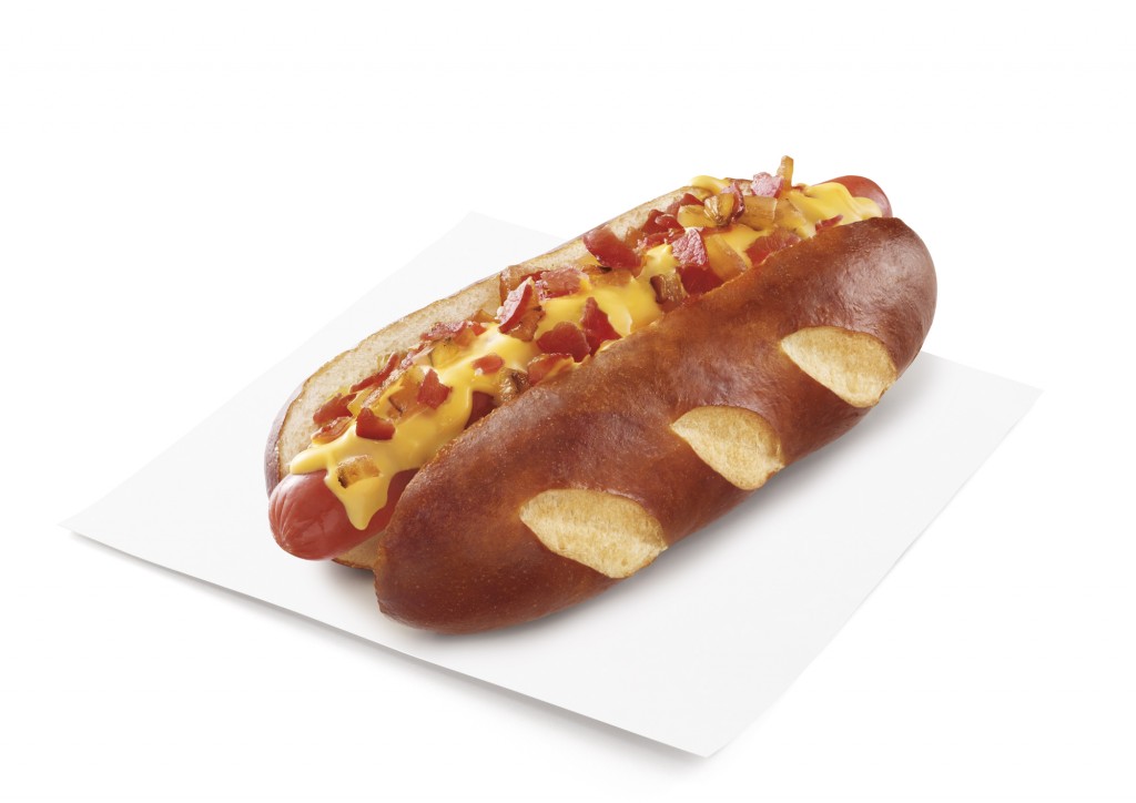SONIC Cheesy Bacon Pretzel Dog Urbasm