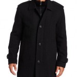 Andrew Marc Men’s Lloyd Wool Twill Top Coat