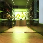 glass wine cellar