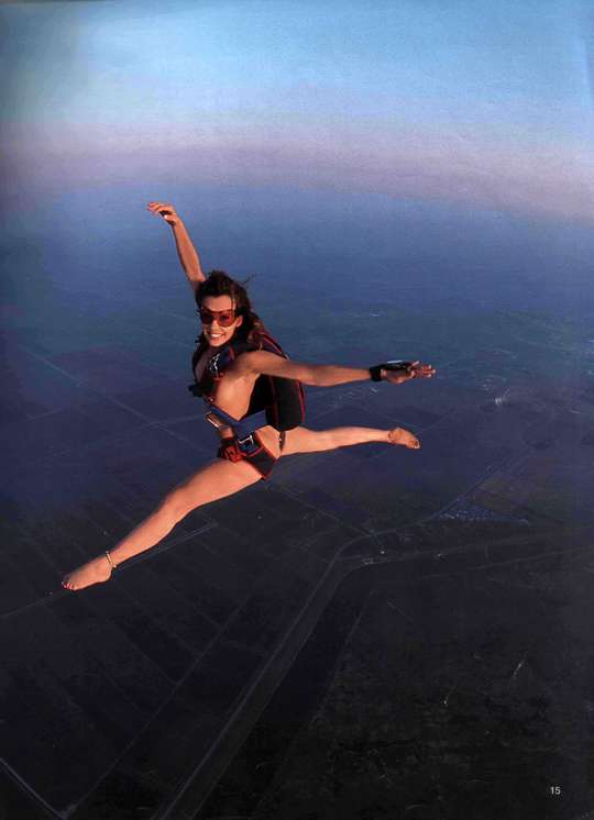 Model Roberta Mancino Shows Off Base Jumping Skills In Incredible Pictures