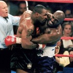 Mike Tyson Returns Evander Holyfield’s Ear to Sell Shoes