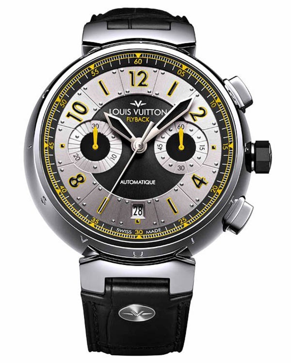 tambour automatic chronograph watch