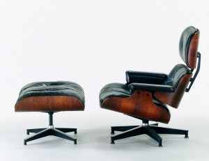 Charles and Ray Eames Rosewood Lounge Chair