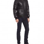 Marc New York Men’s Boston Lambskin Leather Moto