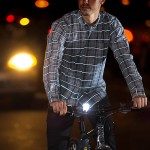 Betabrand Reflective Button-Up Shirt