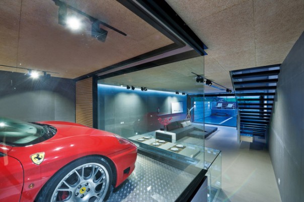 Ferrari Garaged in a Living Room 2