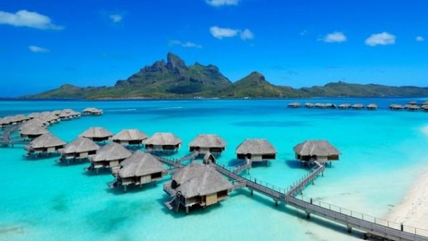 Over water bungalows