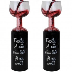 wine bottle glass