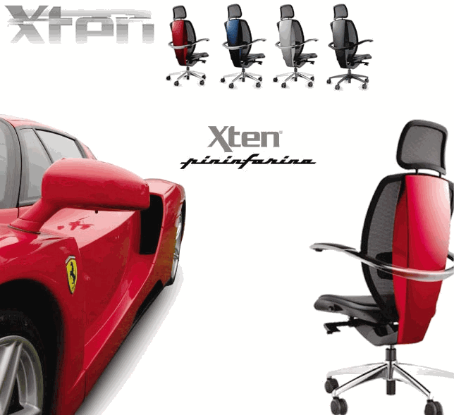 Pininfarina's aresline xten top office chair
