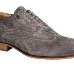 Bacca Bucci Suede Grey Oxfords Complete Anything Blue or Denim