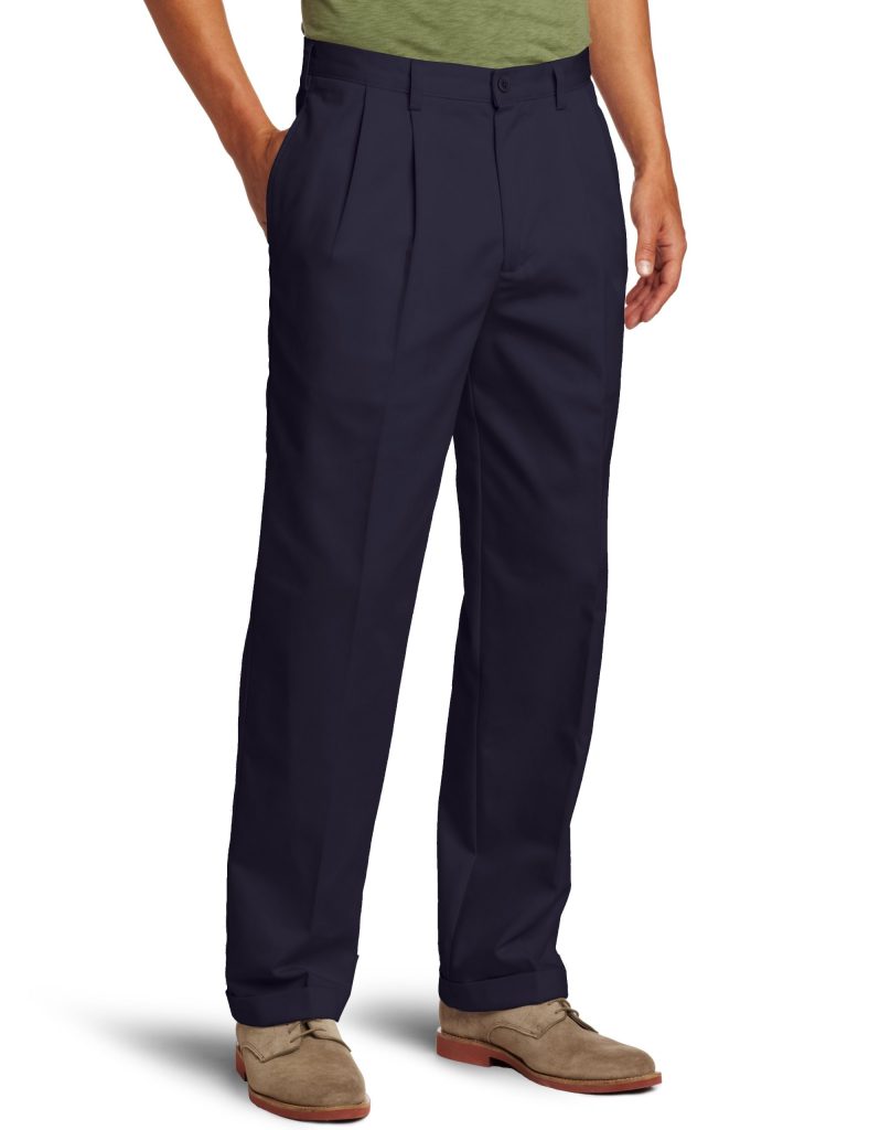 IZOD Men's American Chino Double Pleated Pant Urbasm