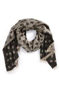 Alexander McQueen Skull Wool and Silk scarf