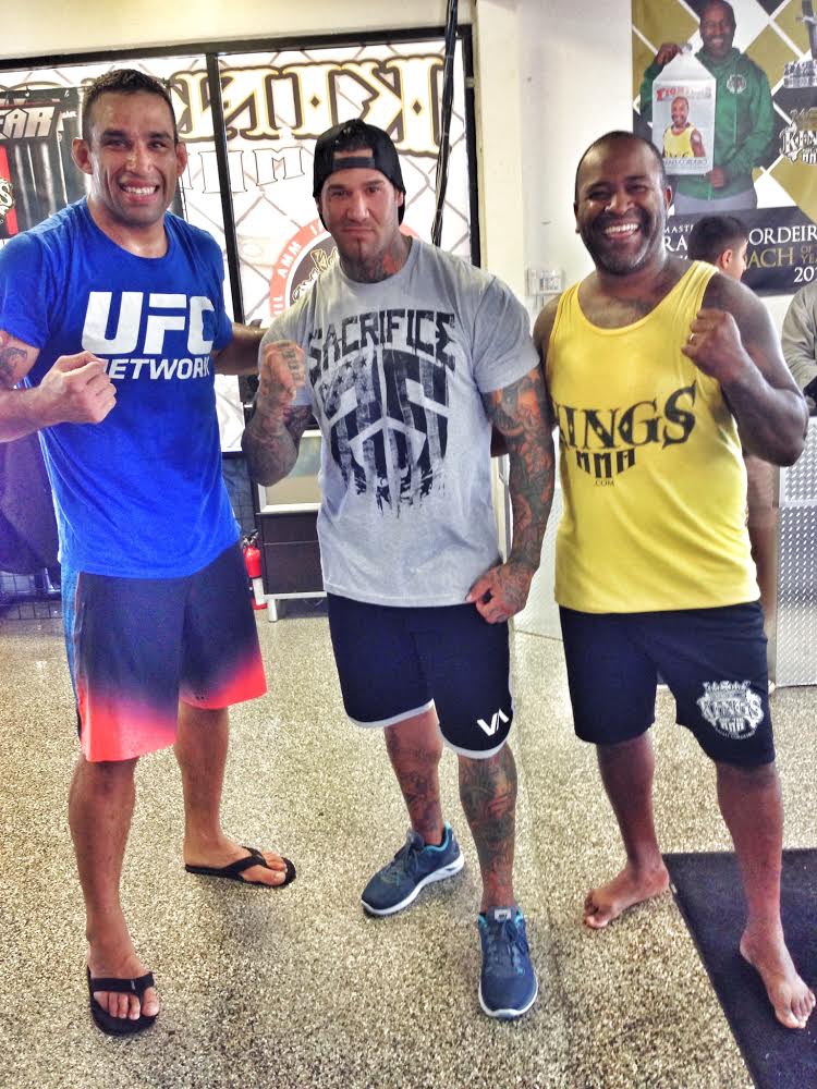 Fabricio Werdum, Rafael Cordiero (Fight Coach) & I