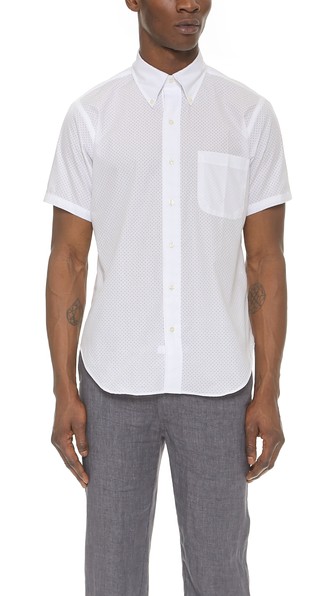 Mark McNairy Perforated Shirt - Urbasm