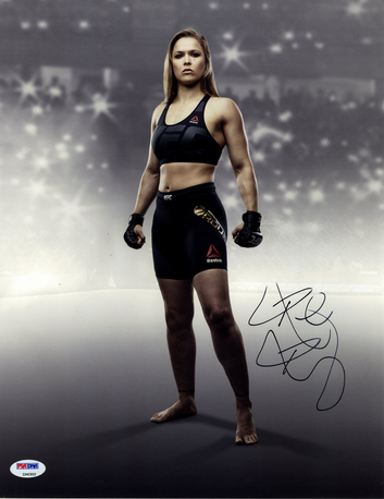 Ronda-Rousey-Autographed-Stance-11X14