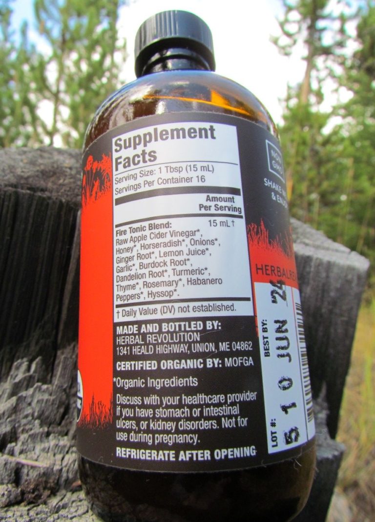 Herbal Revolution Fire Tonic Nutrition Urbasm